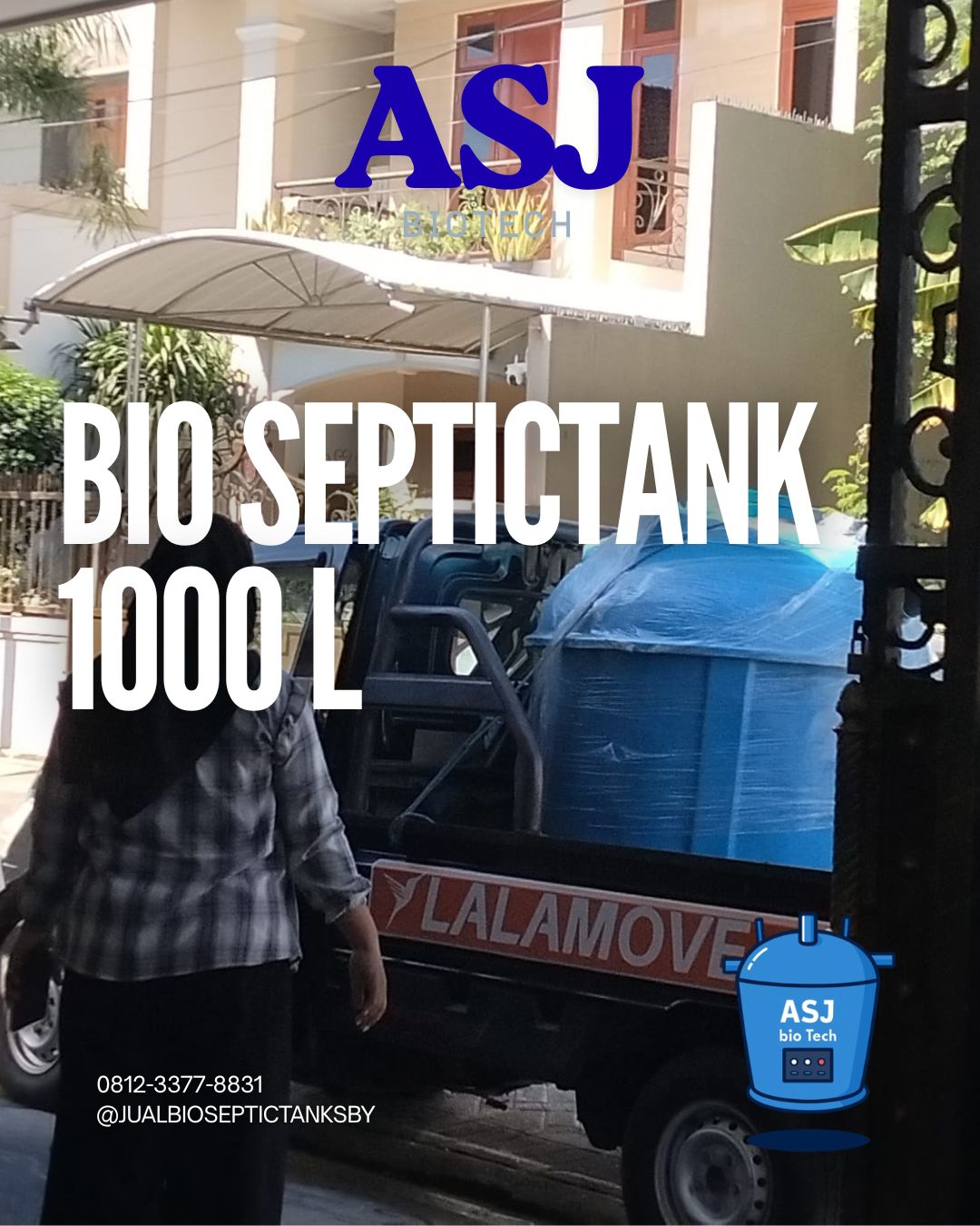 Kirim Bio Septictank 1000 Liter